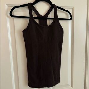 Lululemon Ebb to Street Tank (B/C cup) in Espresso